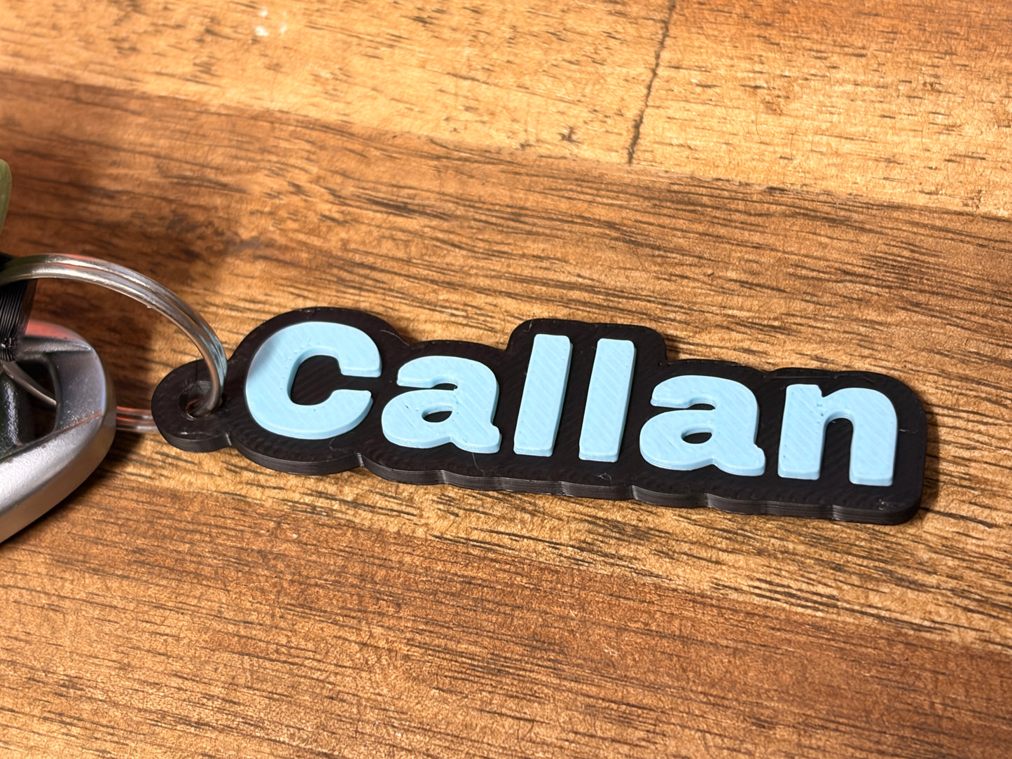 Keyring Name Tag
