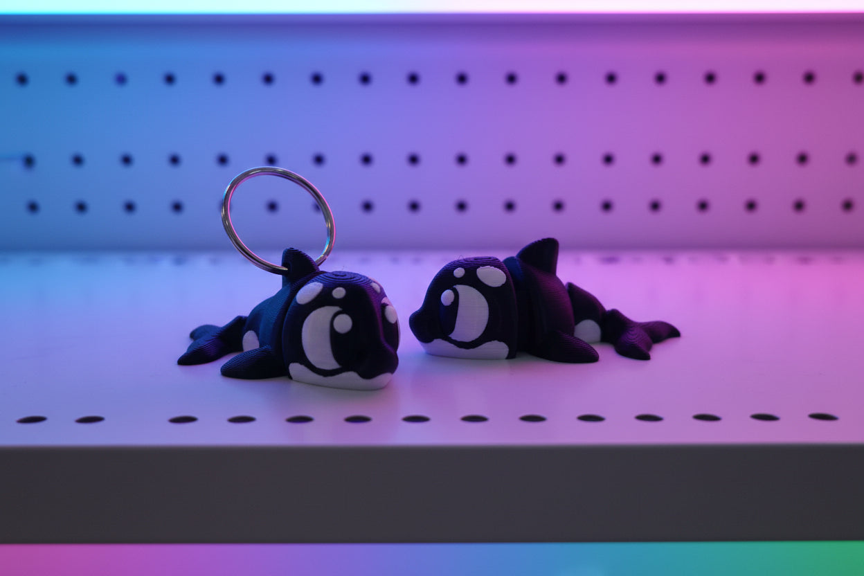 Orca Keychains & Figurines