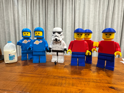 Giant Brick Space Man Blue 400mm