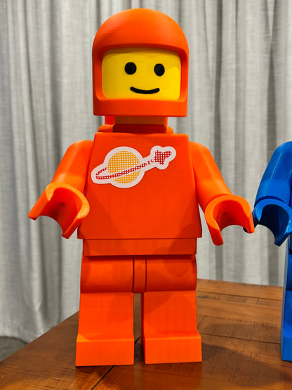 Giant Brick Space Man Orange 400mm