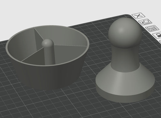 Bellman CX-25P Coffee Tamper & Funnel